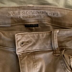 American Eagle Tan Stretch Pants